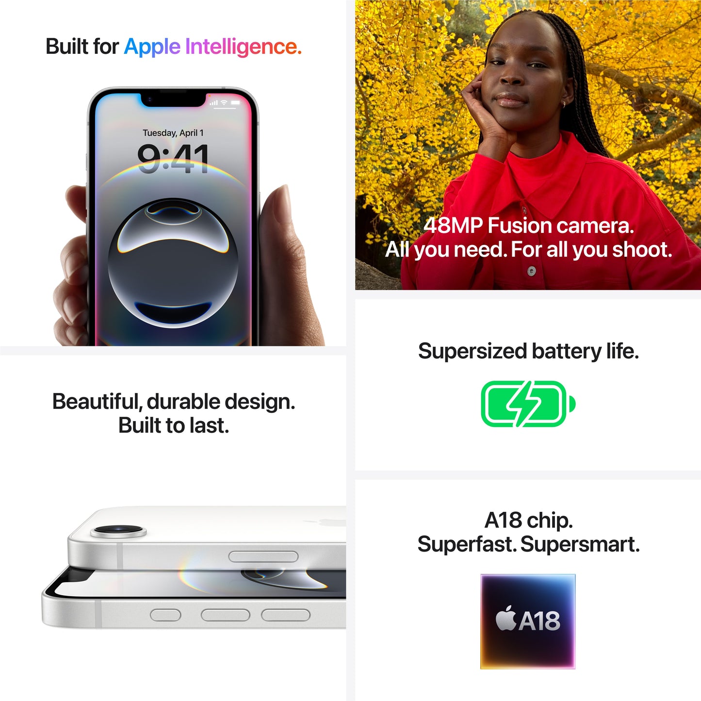 iPhone 16e 128 GB Blanco