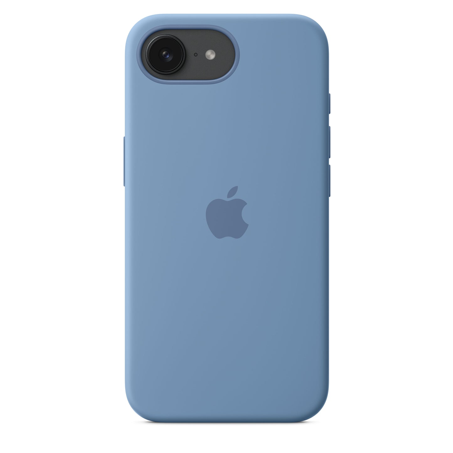 Funda de silicón para el iPhone 16e – Azul invierno