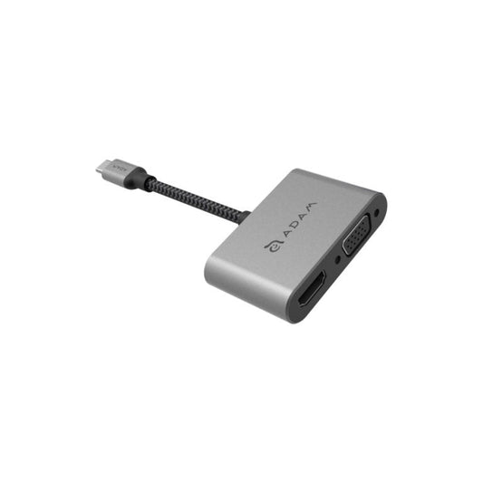 Adaptador USB-C a HDMI 4K y VGA