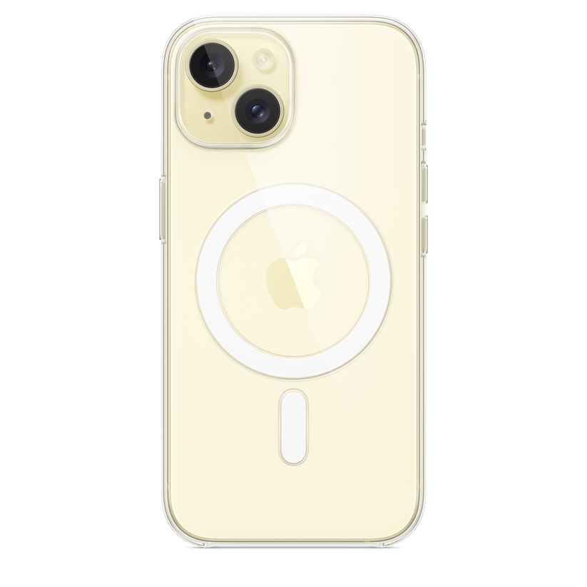 Funda transparente con MagSafe para el iPhone 15