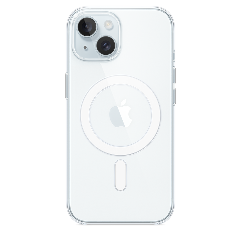 Funda transparente con MagSafe para el iPhone 15