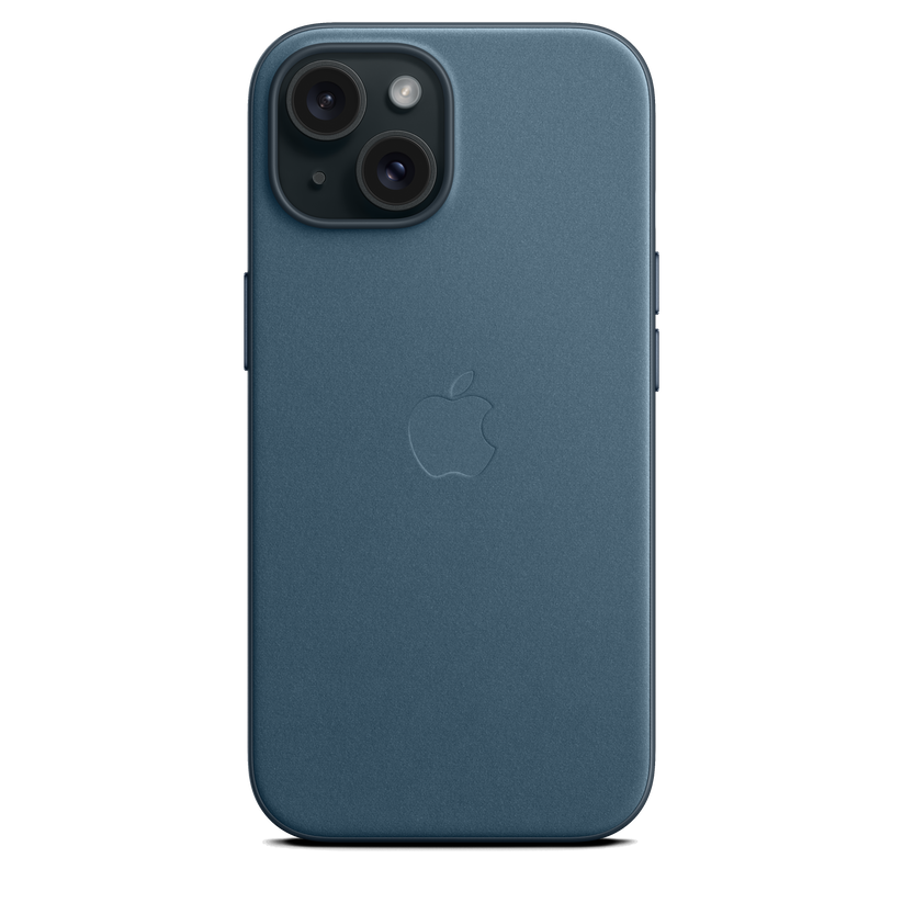 Funda de FineWoven con MagSafe para el iPhone 15 - Azul pacífico