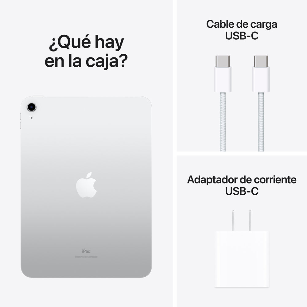 iPad de 10,9 pulgadas Wi-Fi 64 GB - Plata (10.ª generación)