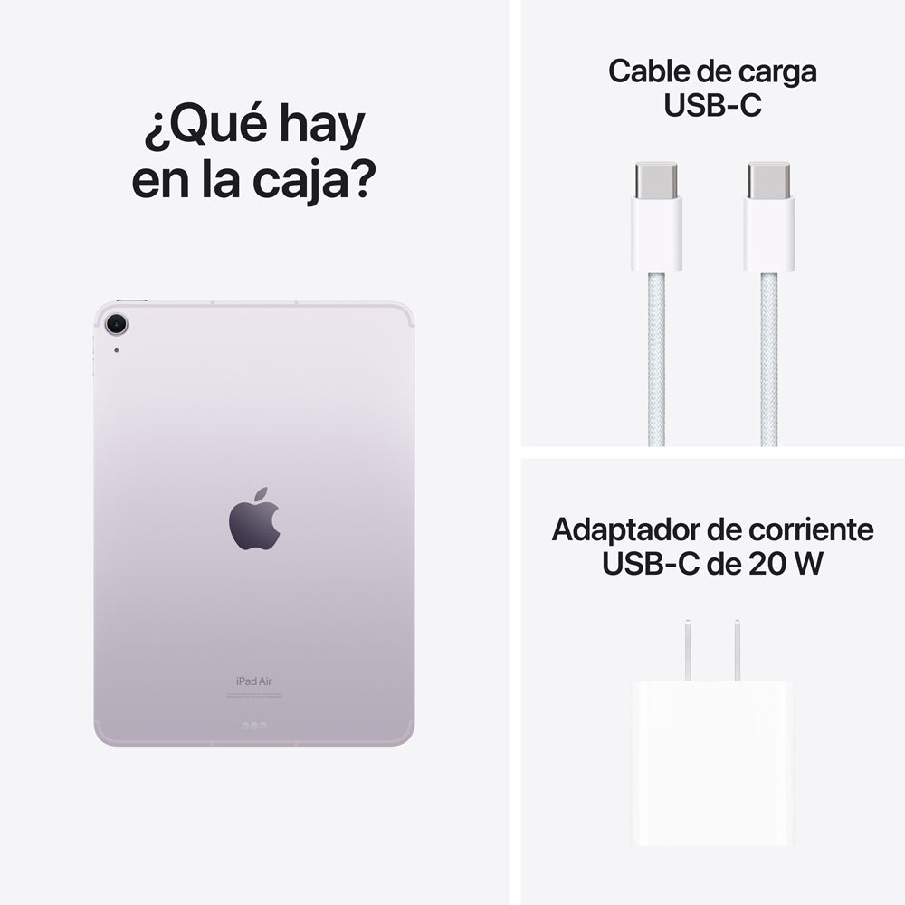 iPad Air de 11 pulgadas Wi-Fi + Cellular 256 GB - Morado (M2)