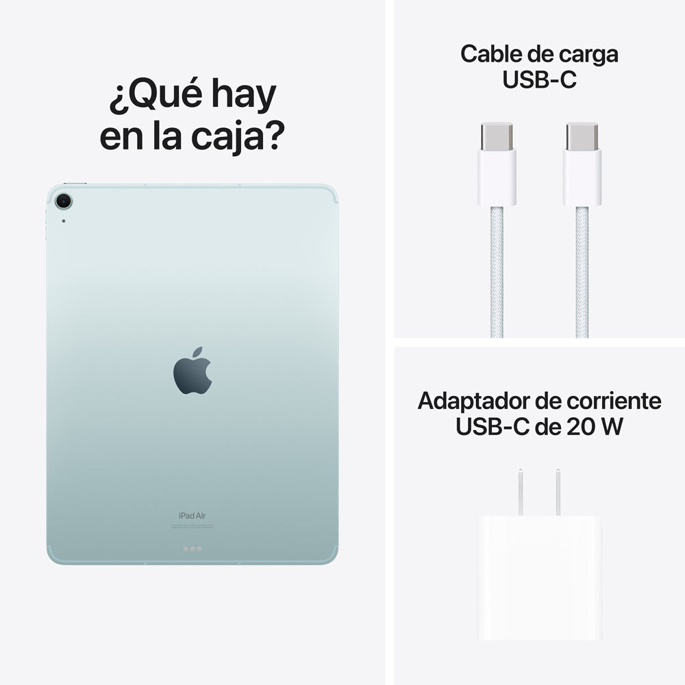 iPad Air de 13 pulgadas Wi-Fi + Cellular 128 GB - Azul (M2)