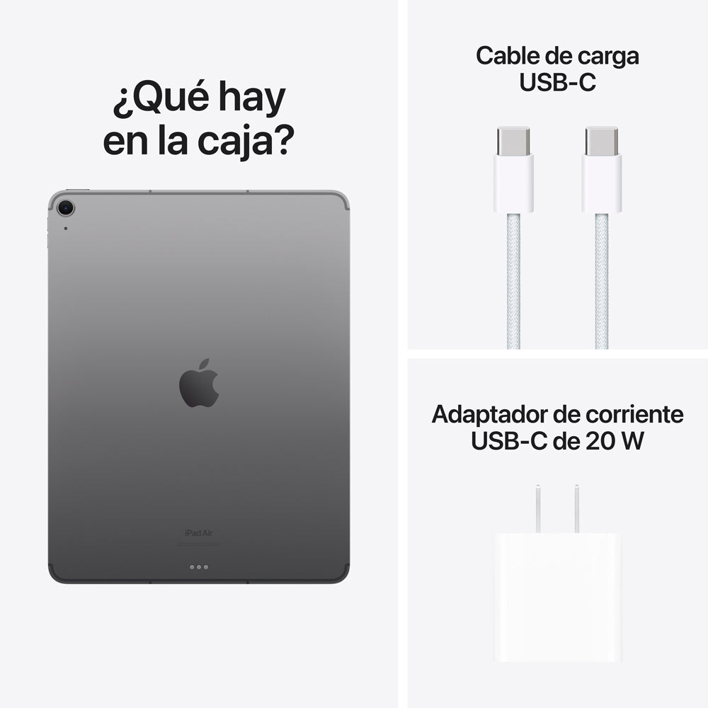iPad Air de 13 pulgadas Wi-Fi + Cellular 1 TB - Gris espacial (M2)