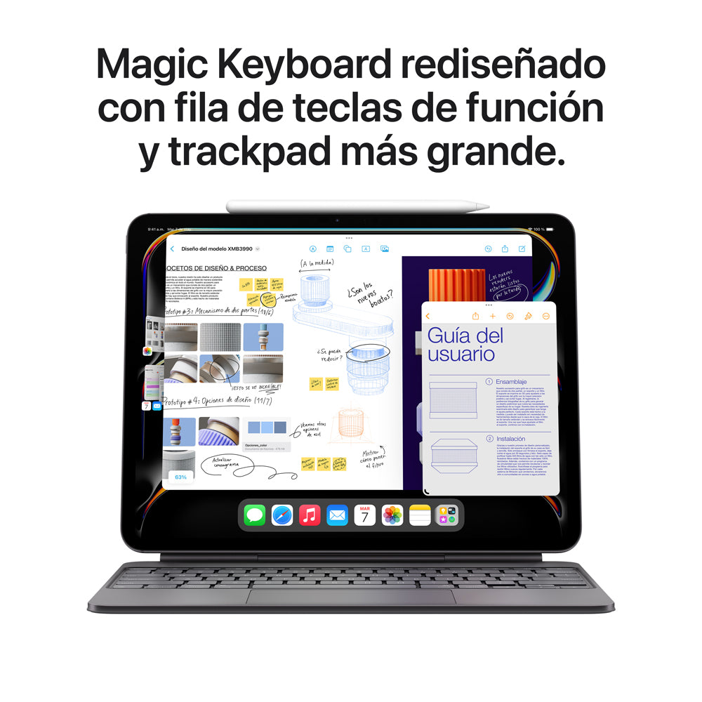 iPad Pro de 13 pulgadas Wi-Fi + Cellular 2 TB Vidrio nanotexturizado - Negro espacial (M4)