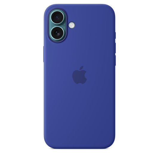 Funda de silicón con MagSafe para el iPhone 16 Plus - Color ultramarino