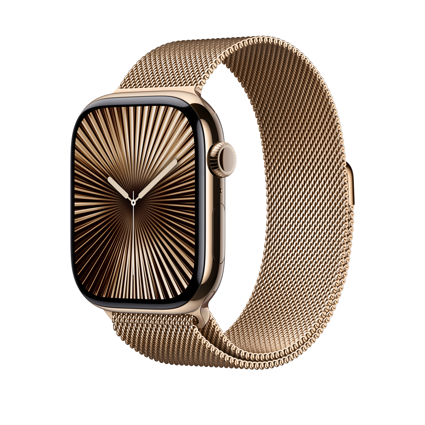 Correa estilo milanés color oro para caja de 46 mm - M/L
