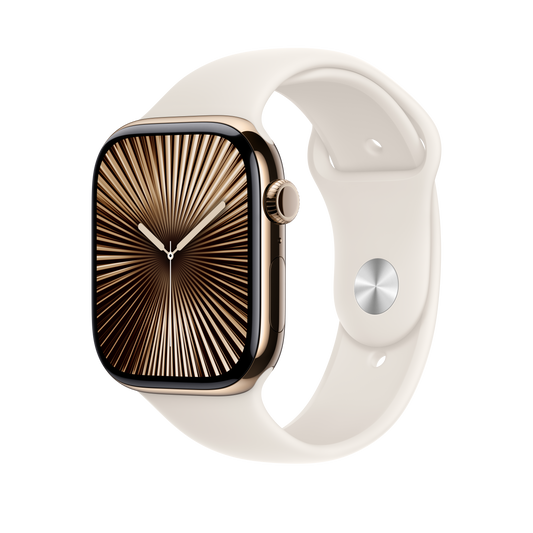 Correa deportiva blanco estelar para caja de 46 mm - S/M