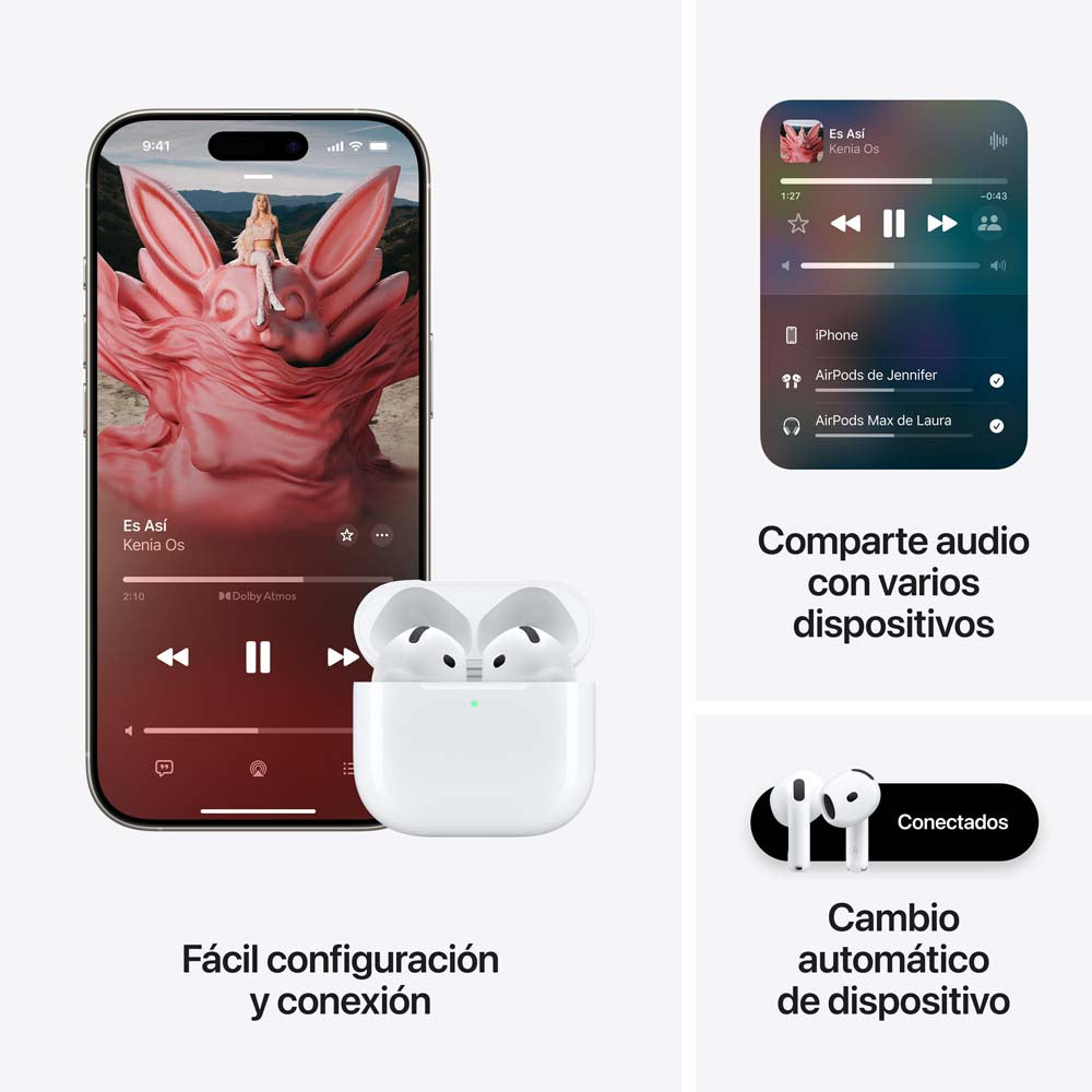 AirPods 4 con Cancelación Activa de Ruido