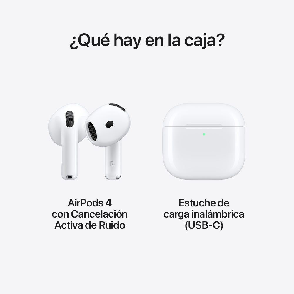 AirPods 4 con Cancelación Activa de Ruido