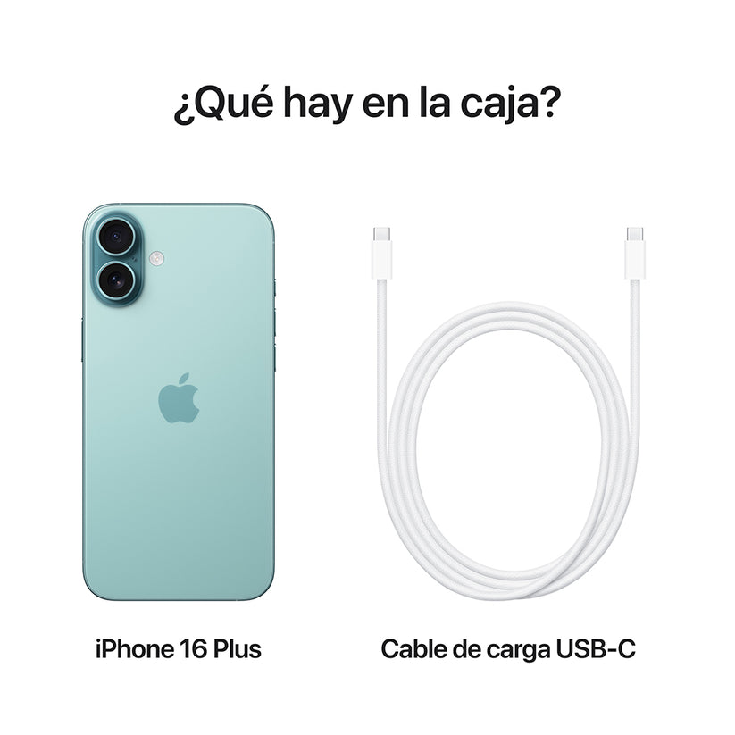 iPhone 16 Plus 128 GB Verde azulado