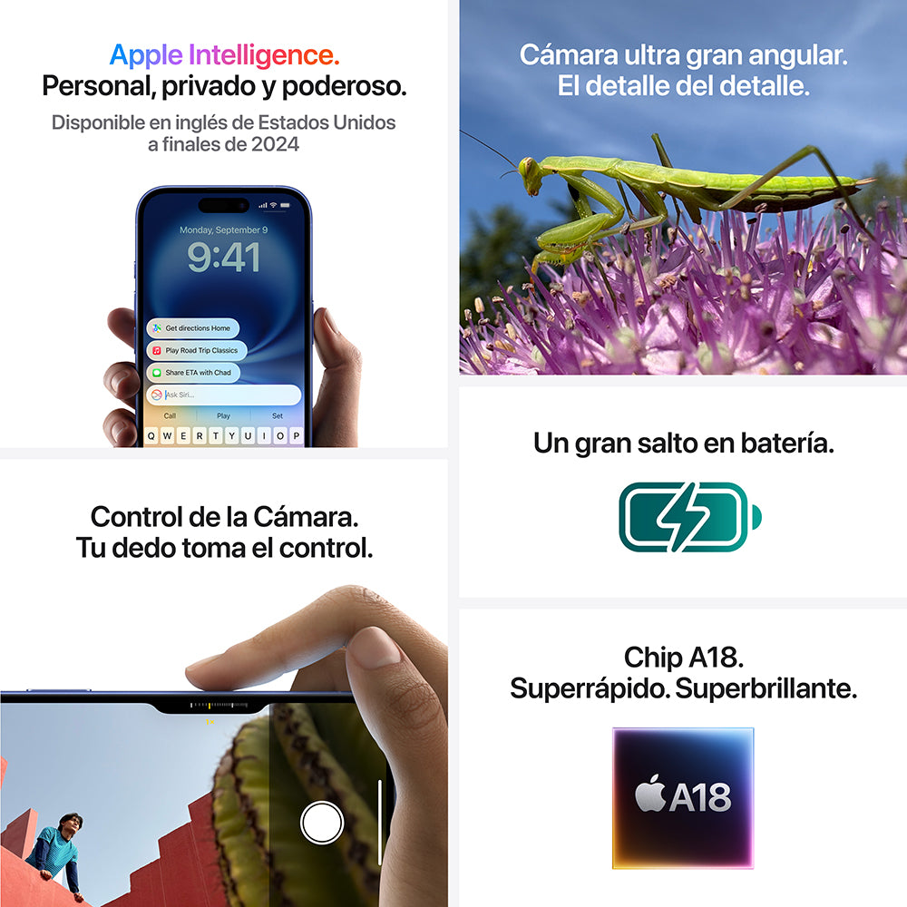 iPhone 16 Plus 128 GB Blanco