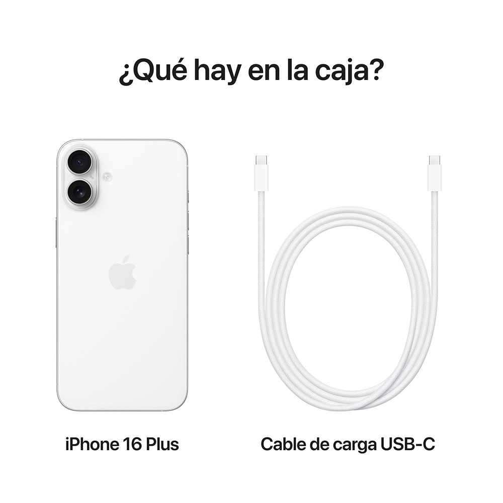 iPhone 16 Plus 128 GB Blanco