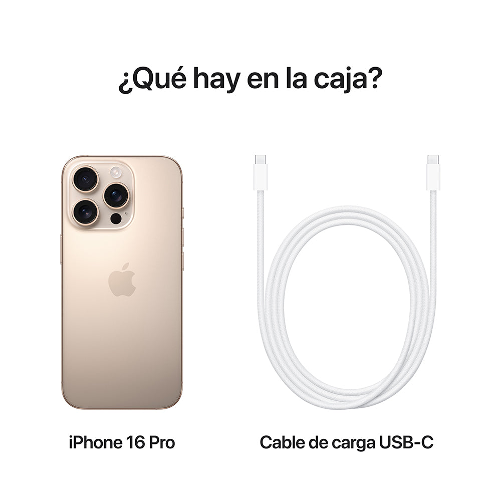 iPhone 16 Pro 512 GB Titanio del desierto