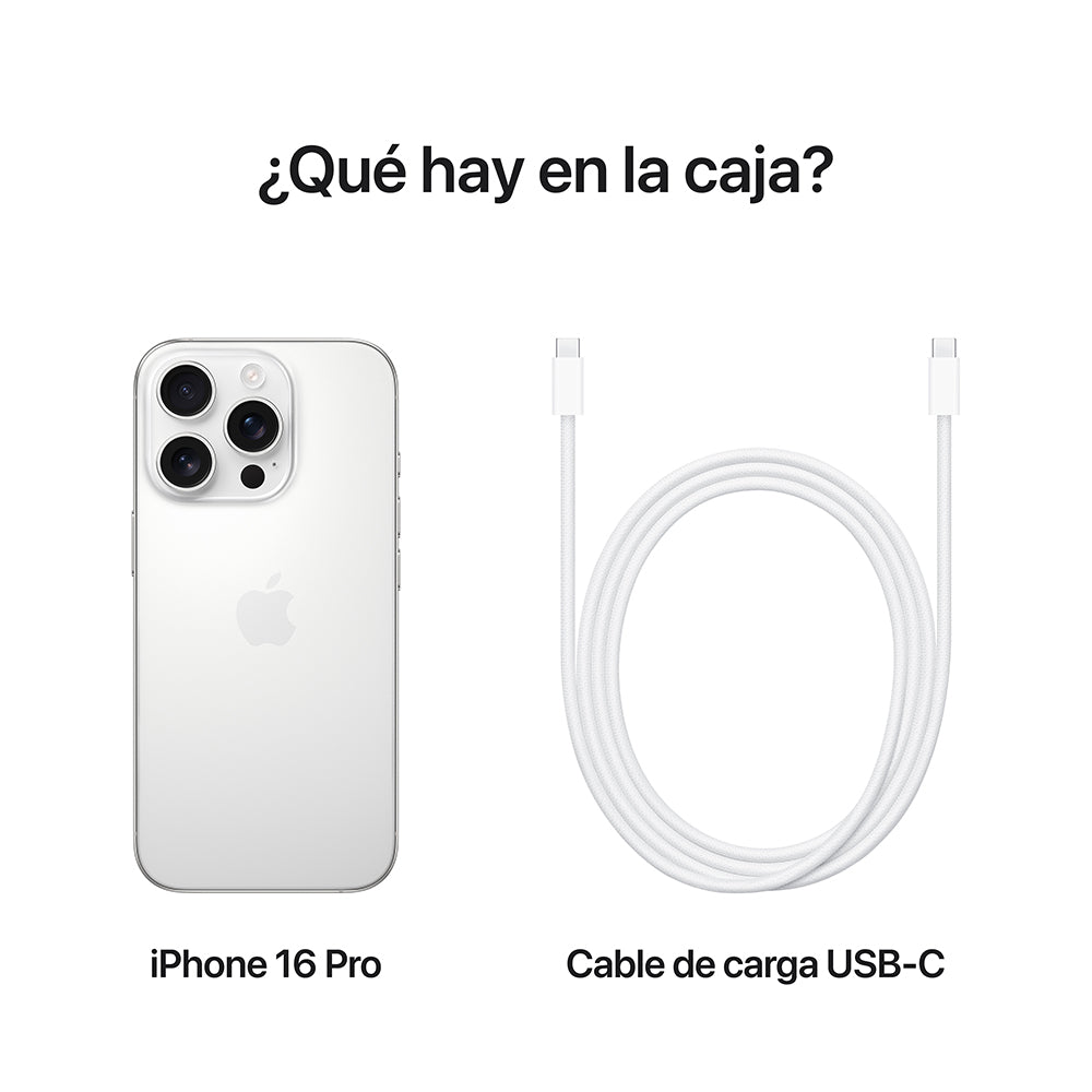 iPhone 16 Pro 1 TB Titanio blanco