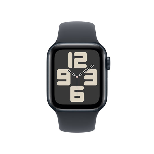 Apple Watch SE GPS • Caja de aluminio color medianoche de 40 mm • Correa deportiva color medianoche - M/L