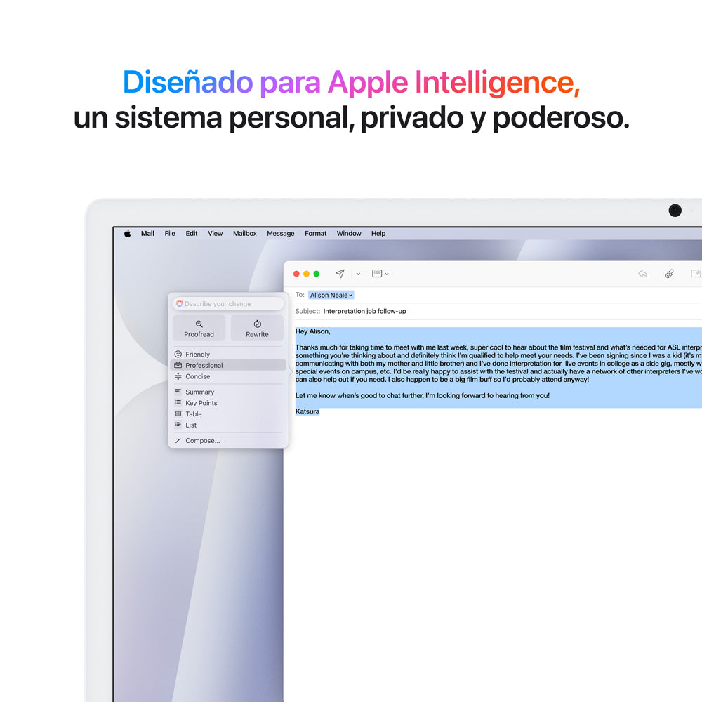 iMac con pantalla Retina 4,5K de 24 pulgadas: Chip M4 de Apple con CPU de 8 núcleos y GPU de 8 núcleos, 256 GB SSD - Plata