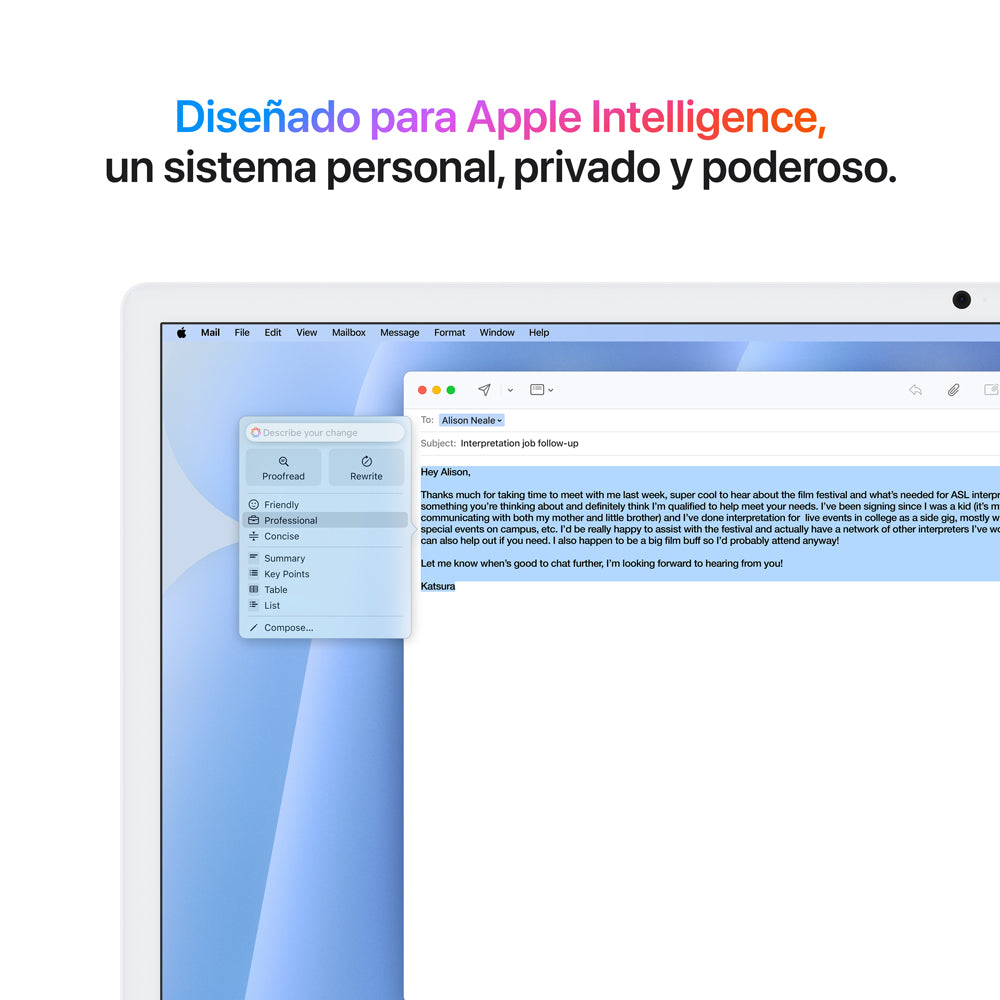iMac con pantalla Retina 4,5K de 24 pulgadas: Chip M4 de Apple con CPU de 10 núcleos y GPU de 10 núcleos, 256 GB SSD - Azul