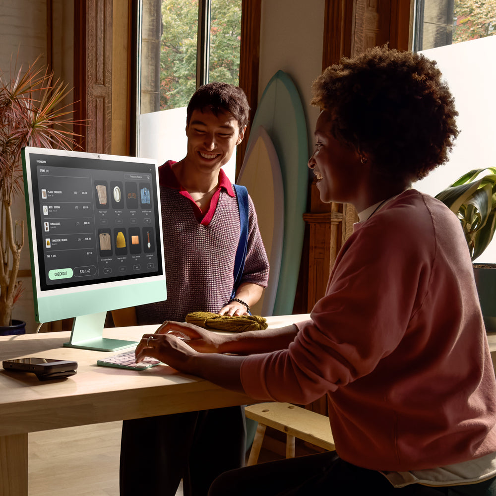 iMac con pantalla Retina 4,5K de 24 pulgadas: Chip M4 de Apple con CPU de 10 núcleos y GPU de 10 núcleos, 512 GB SSD - Verde
