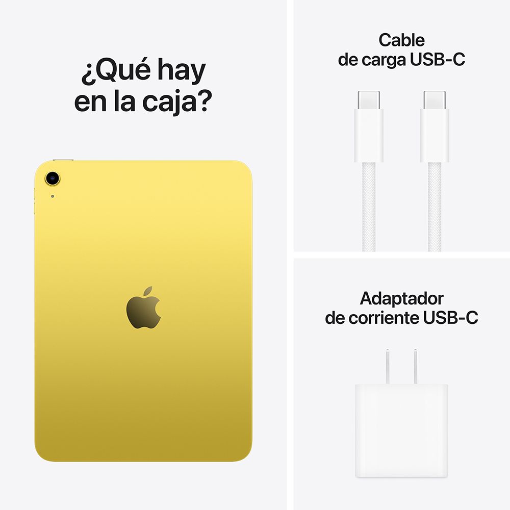 iPad Wi-Fi 128 GB - Amarillo (A16)
