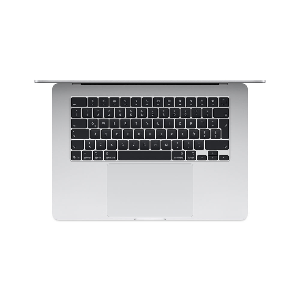MacBook Air de 15 pulgadas: Chip M4 de Apple con CPU de 10 núcleos y GPU de 10 núcleos, 512 GB SSD - Plata