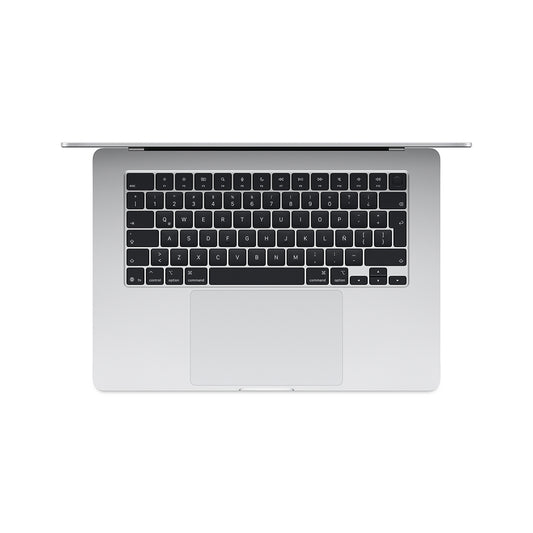 MacBook Air de 15 pulgadas: Chip M4 de Apple con CPU de 10 núcleos y GPU de 10 núcleos, 512 GB SSD - Plata