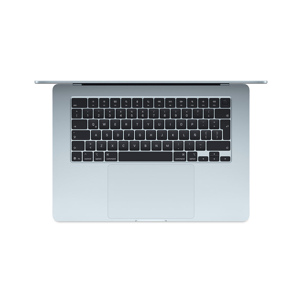 MacBook Air de 15 pulgadas: Chip M4 de Apple con CPU de 10 núcleos y GPU de 10 núcleos, 512 GB SSD - Azul cielo