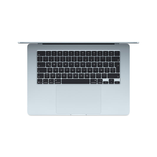 MacBook Air de 15 pulgadas: Chip M4 de Apple con CPU de 10 núcleos y GPU de 10 núcleos, 256 GB SSD - Azul cielo