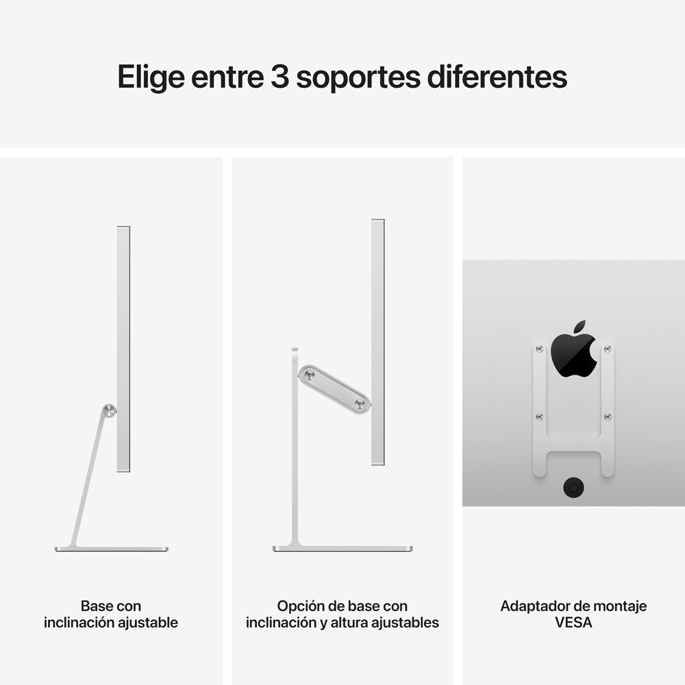 Studio Display - Vidrio estándar - Base con inclinación y altura ajustables