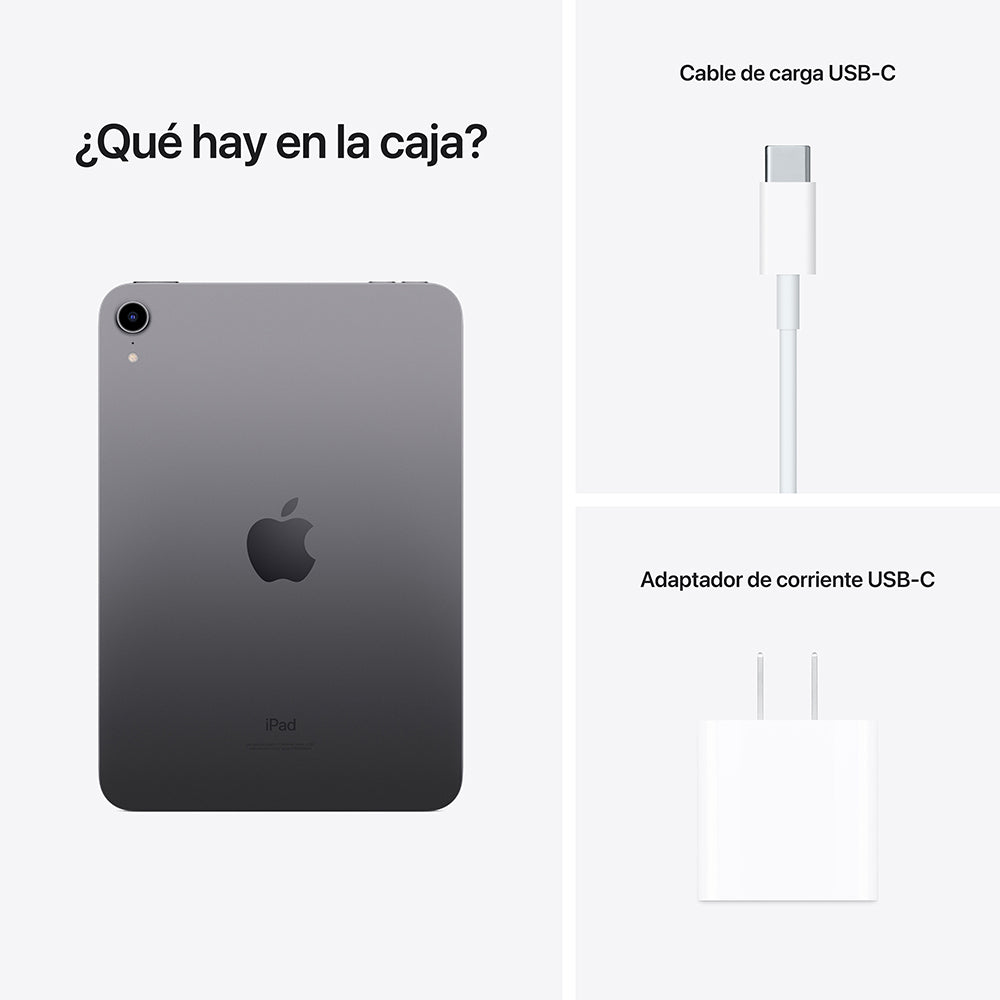 iPad mini Wi-Fi 64 GB - Gris espacial (6.ª generación)