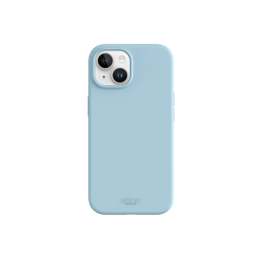Estuche Avana Velvet con magsafe para iPhone 15 - Sky