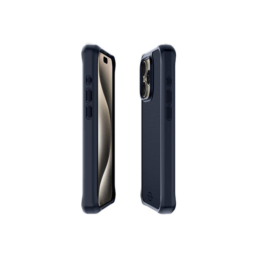 Estuche Itskins Ballistic Nylon con magsafe para iPhone 15 Pro -Azul