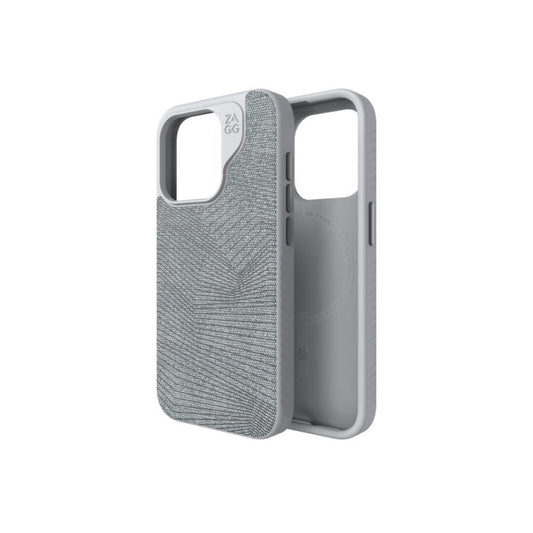 Estuche Zagg London con magsafe para iPhone 15 Pro - Gris