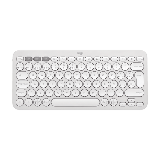 Teclado Bluetooth Logitech K380 - Blanco