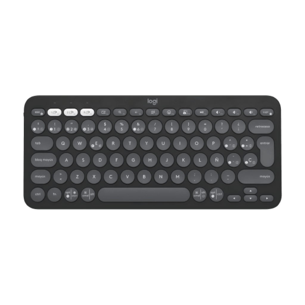 Teclado Bluetooth Logitech K380 - Gris Oscuro