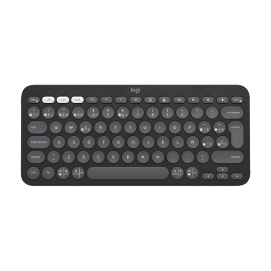 Teclado Bluetooth Logitech K380 - Gris Oscuro