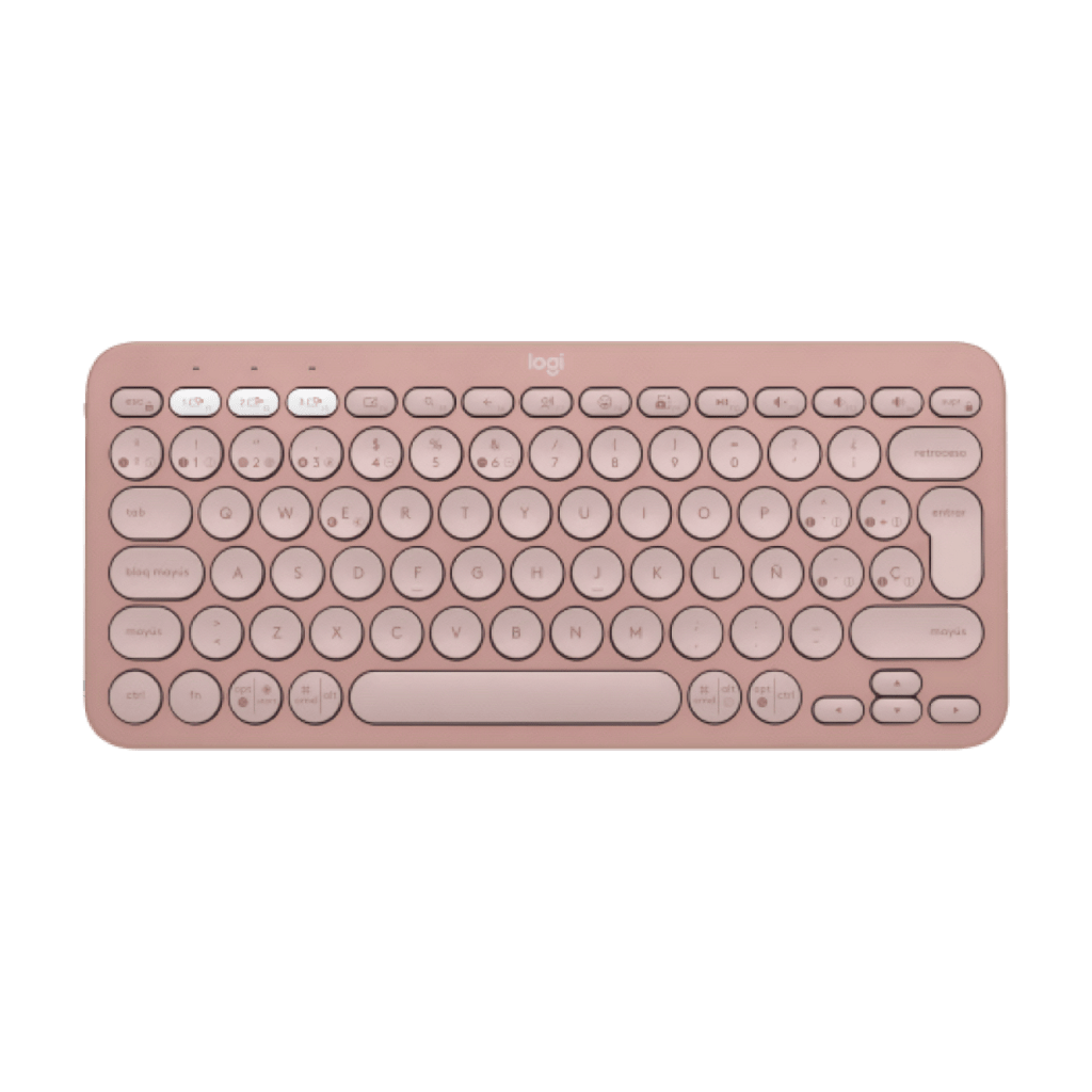 Teclado Bluetooth Logitech K380 - Rosado