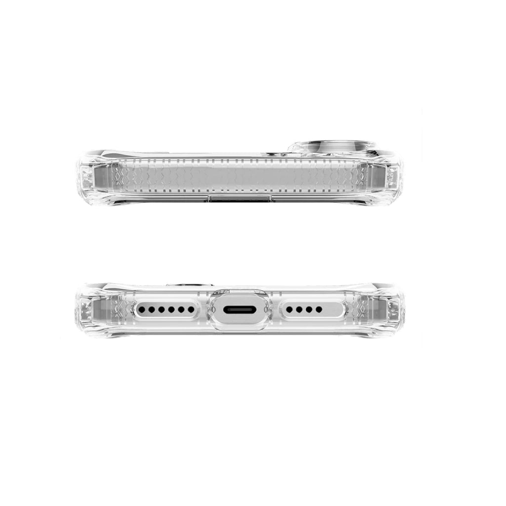 Estuche Itskins Hybrid Clear con magsafe para iPhone 16 - Transparente
