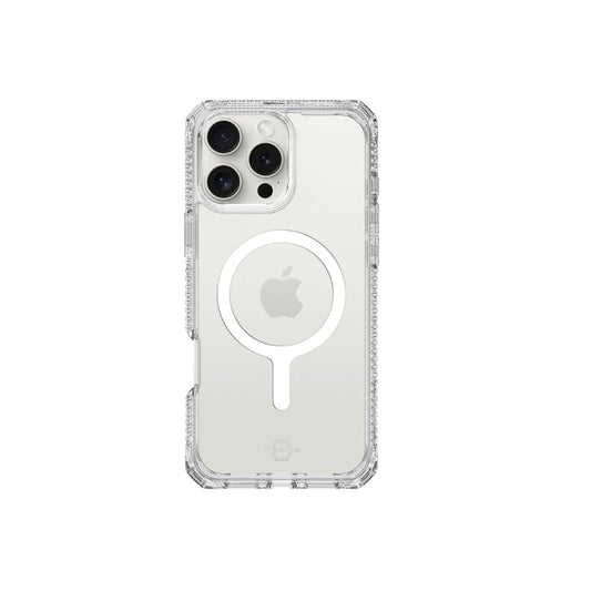 Estuche Itskins Hybrid Clear con magsafe para iPhone 16 Pro Max - Transparente