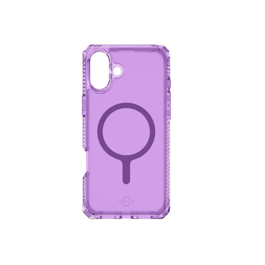 Estuche Itskins Hybrid Vapor con magsafe para iPhone 16 - Morado