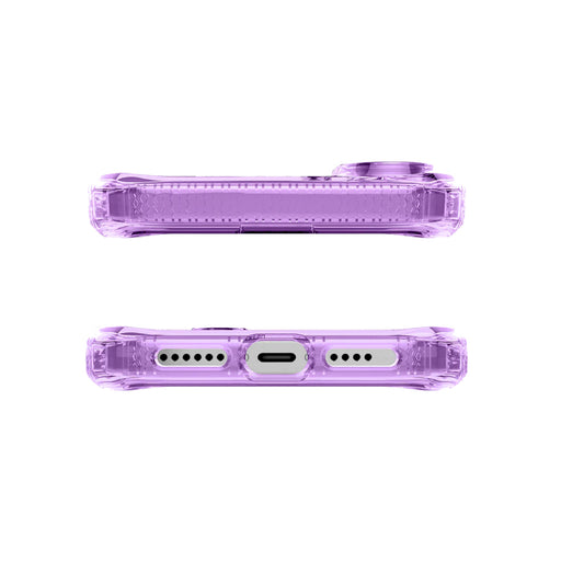 Estuche Itskins Hybrid Vapor con magsafe para iPhone 16 - Morado