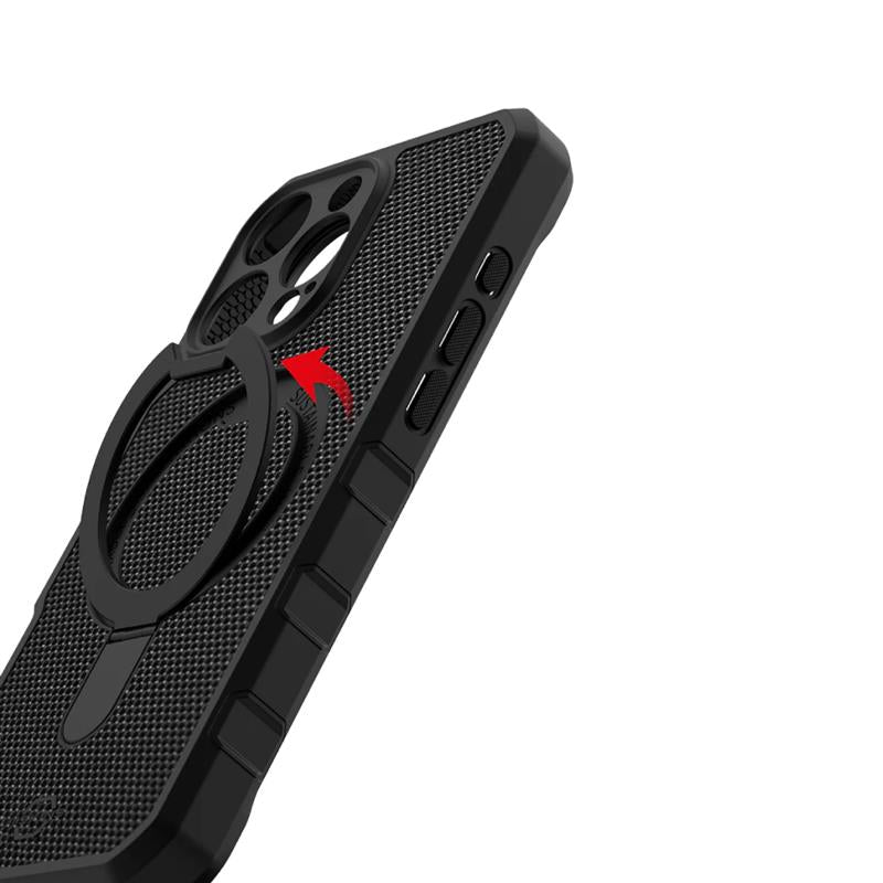 Estuche Itskins Force Nylon con magsafe para iPhone 16 Pro Max - Negro