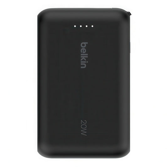 Batería Belkin portátil 10K con cable integrado - Negro