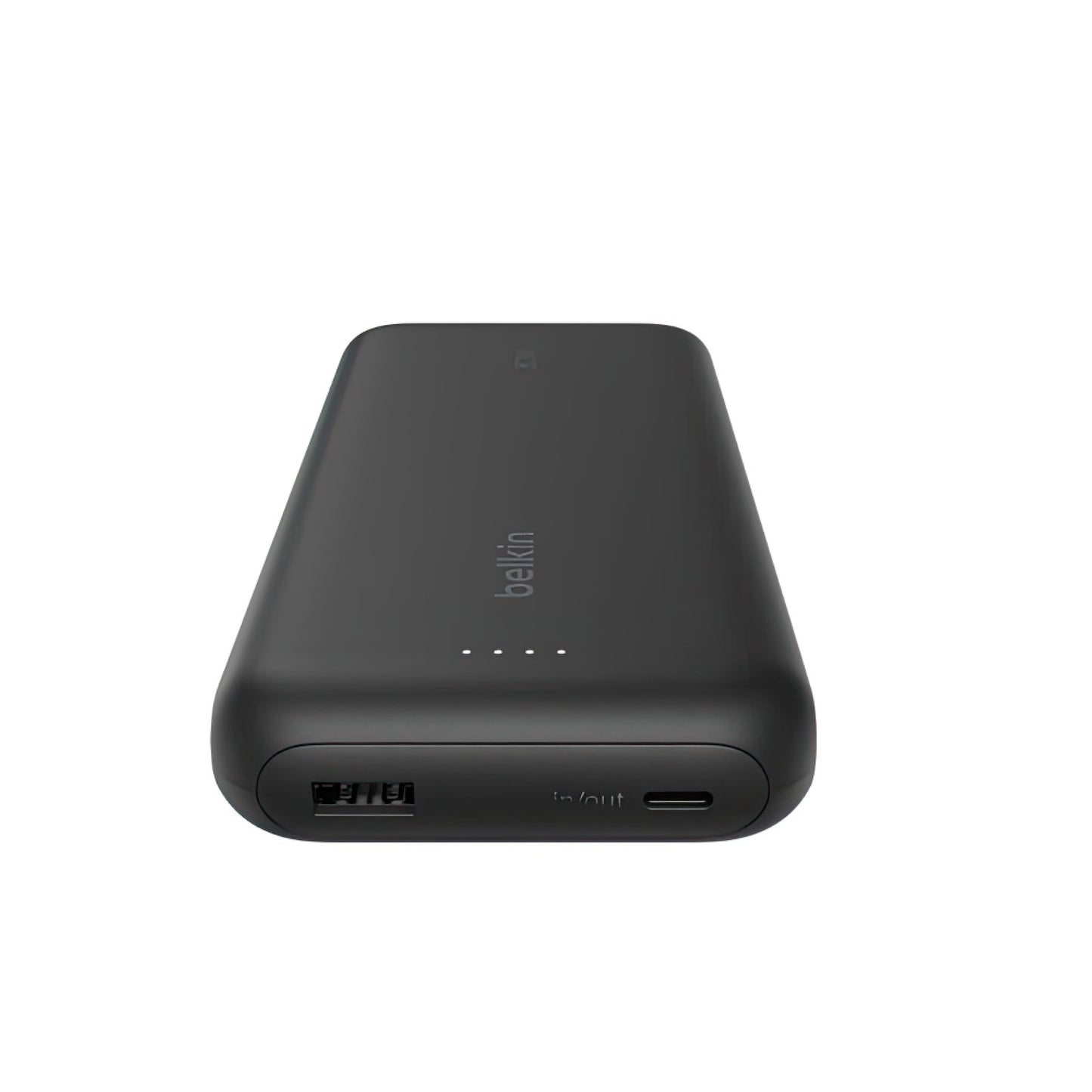 Batería Belkin portátil 20,000 mAh con cable integrado - Negro