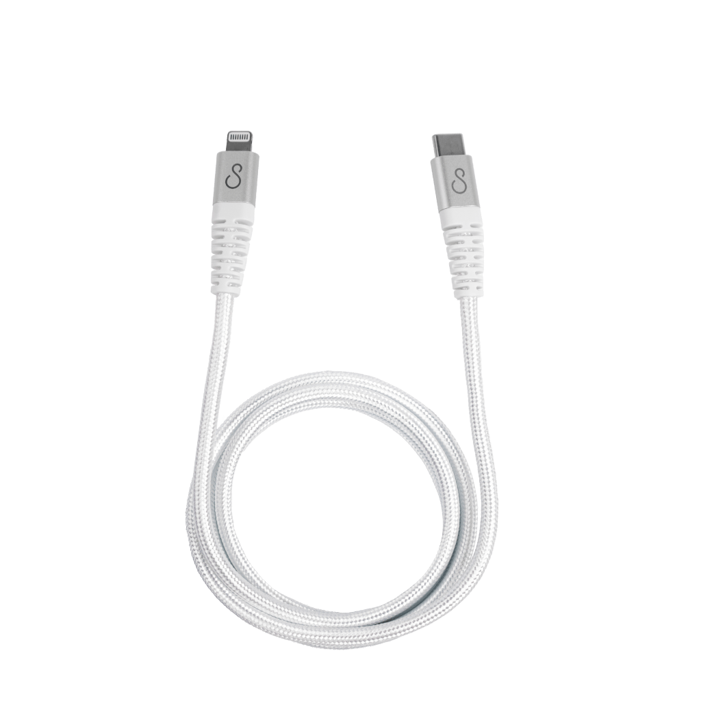 Cable iCon USB-C a Lightning - Blanco