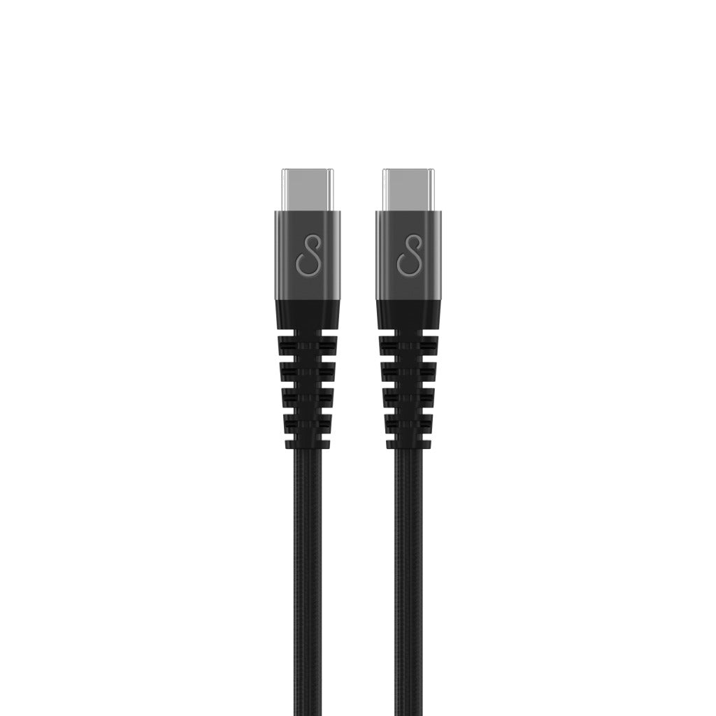 Cable iCon USB-C a USB-C - Negro