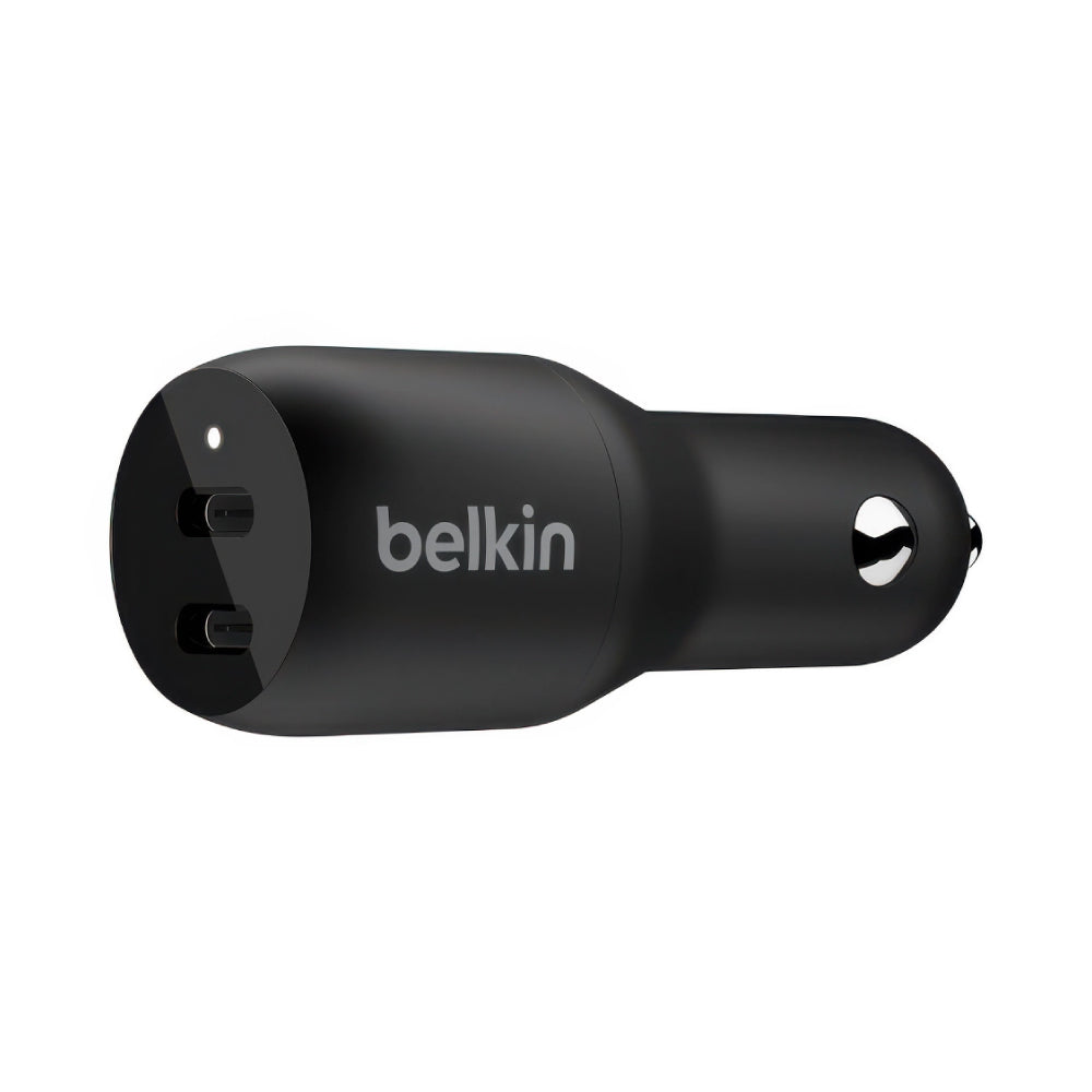 Cargador de carro Belkin USB-C dual 18W