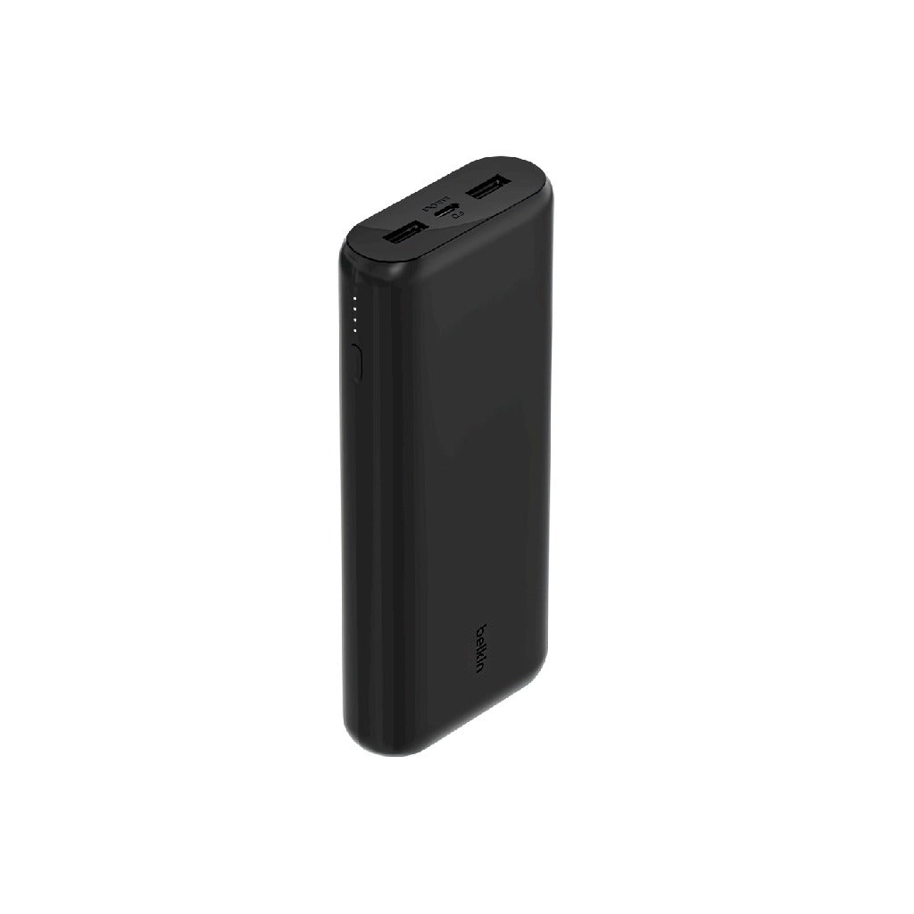 Batería Belkin Power Bank 20,000 mAh USB-A a USB-C 20W - Negro